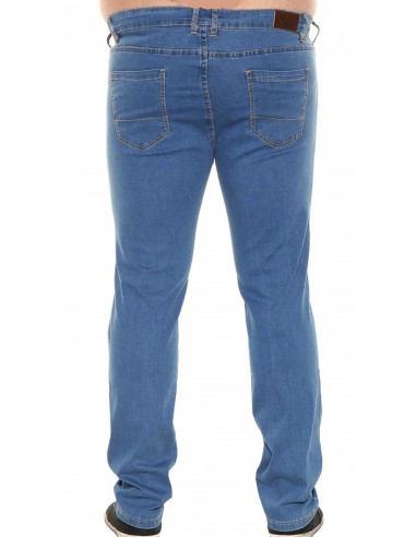 Pantalone 5 Tasche denim chiaro taglie forti jeans 1242 leggero mod siena