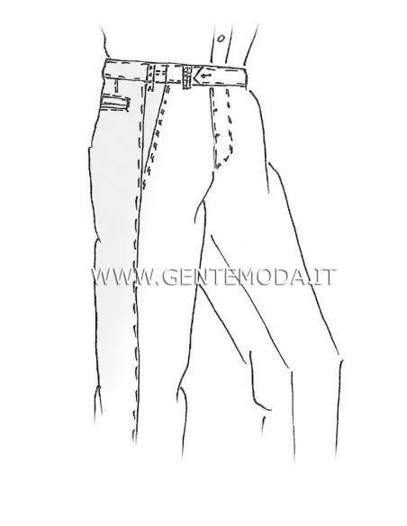 Pantalone Bongardi elastico in vita