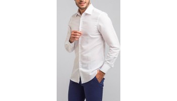 Camicia lino Bianco