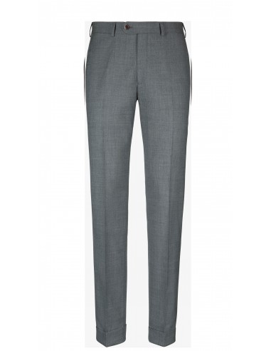 Pantalone in fresco lana tela grigio medio p / e